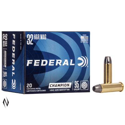 Federal 32 H&R Magnum 95Gr SWC 20pk - St Marys Indoor Shooting