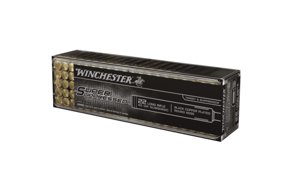 Winchester 22LR 45gr LRN Suppressed