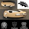 Honey Badger Gut Hook Folder Medium Tan - Image 2