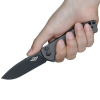 OKNIFE Mettle 154cm Drop Point Folding Knife Grey - Image 4