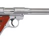 Ruger MKIV 22lr Hunter RF Pistol 6.9" Satin Stainless - Image 2