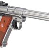 Ruger MKIV 22lr Hunter RF Pistol 6.9" Satin Stainless - Image 3