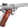 Ruger MKIV 22lr Hunter RF Pistol 6.9" Satin Stainless - Image 4