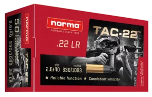 22lr Tac-22 40gr LRN 50pk