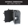EvoGear Lite Series Trolley Hard Case Black - Image 3