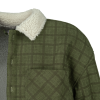 Spika Go Brite Check Sherpa Jacket Green - Large - Image 5
