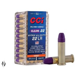 CCI 22lr Clean-22 Purple 31g HV LN 50pk